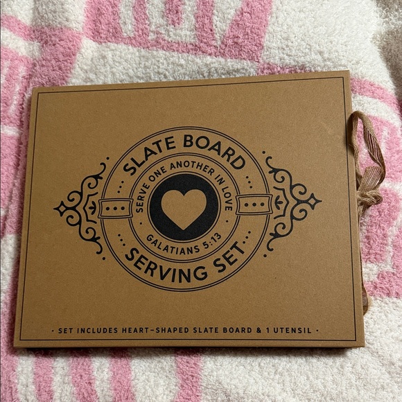 Other - Slate Board Serving Set with Utensil